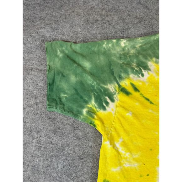 Vintage Grateful Dead Green Bay Packers Tie Dye T-Shirt Mens XL Single Stitch - Picture 9 of 11